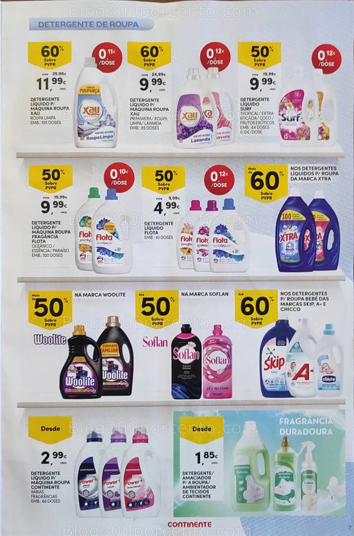 Antevisão Folheto CONTINENTE Limpeza Promoções de 13 a 25 maio