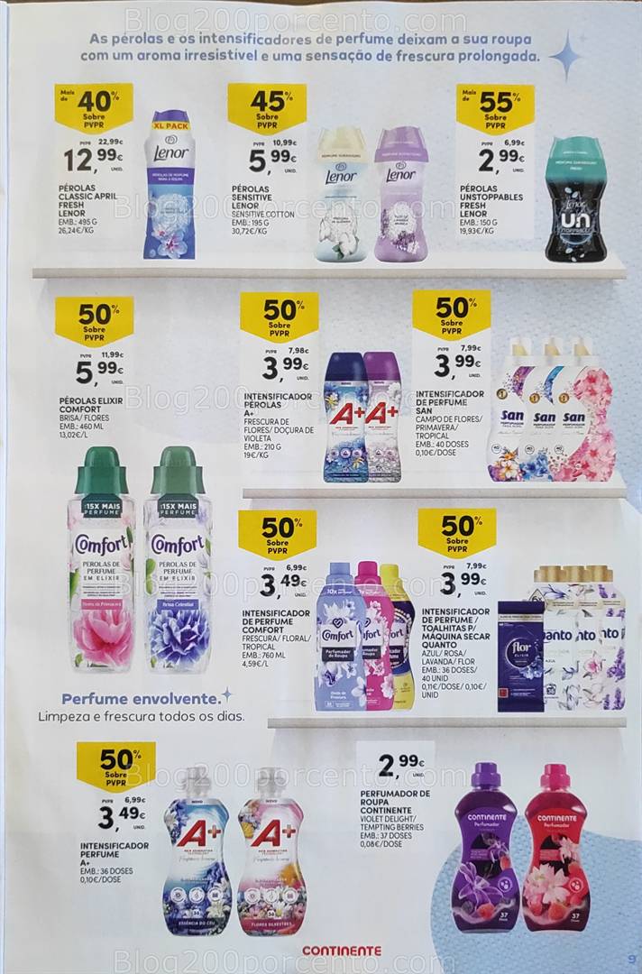 Antevisão Folheto CONTINENTE Limpeza Promoções de 13 a 25 maio