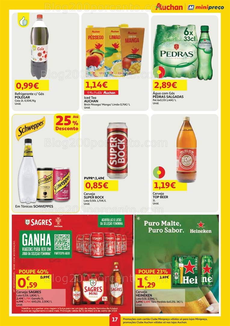 Antevisão Folheto MINIPREÇO - AUCHAN Promoções de 15 a 21 maio