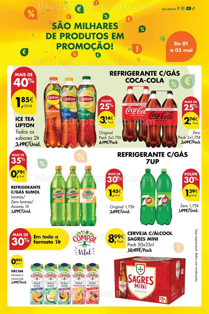 Antevisão Folheto PINGO DOCE Promoções Fim de Semana - 3 e 4 maio