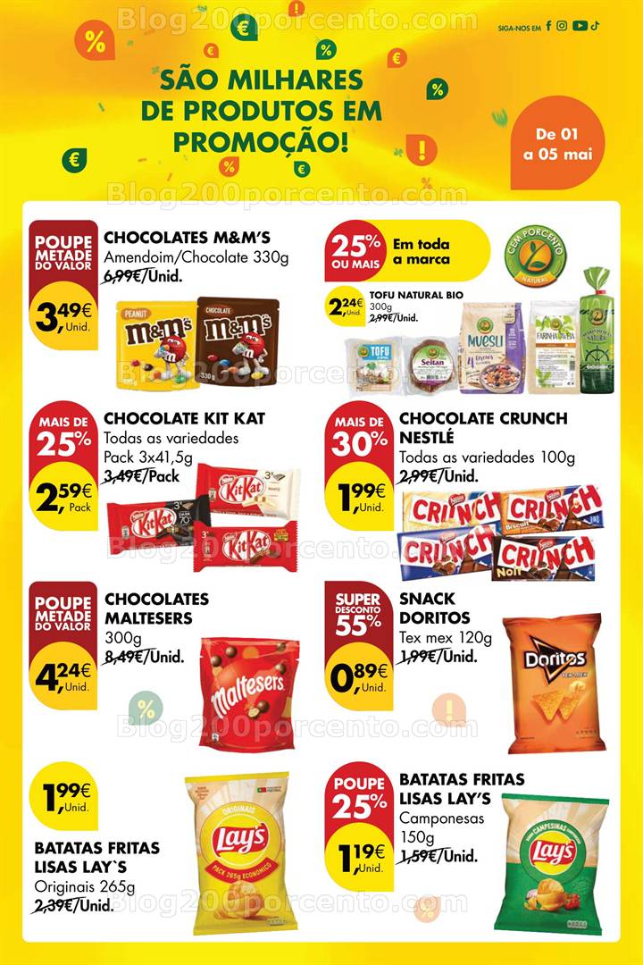 Antevisão Folheto PINGO DOCE Promoções Fim de Semana - 3 e 4 maio