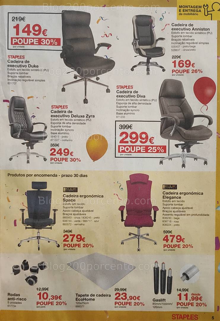 Antevisão Folheto STAPLES Promoções de 8 a 22 maio