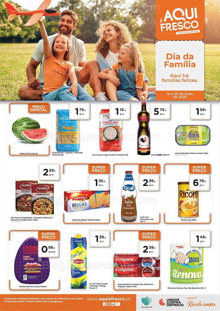 Antevisão Folheto AQUI É FRESCO Promoções de 14 a 25 maio all