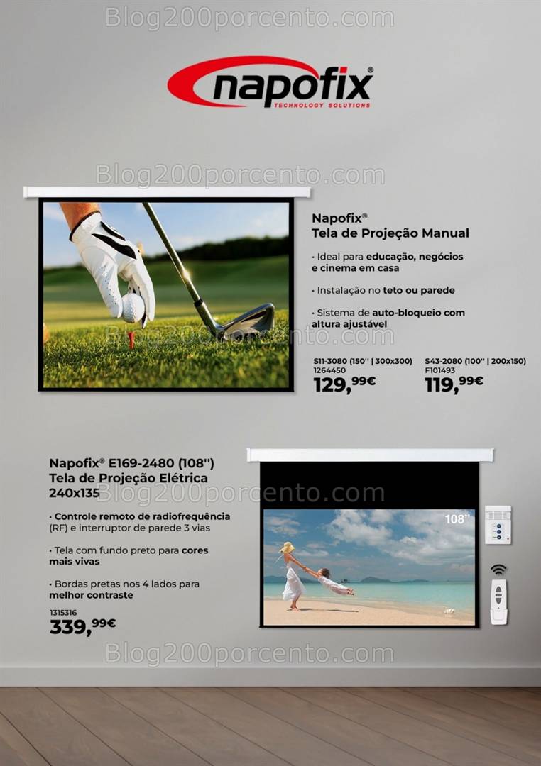 Antevisão Folheto RADIO POPULAR Especial Projetores Promoções de 16 maio a 1 junho all