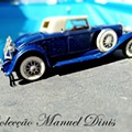 Miniatura Cavalo Mercedes Benz 1935 4 x 2 com carenagem - Azul