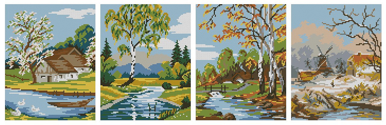 Времена года схема бесплатно Времена года схема бесплатно