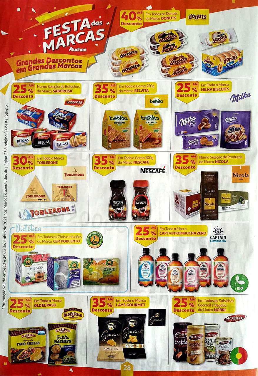 Antevisão Folheto Auchan Natal Promoções de 10 a 24 dezembro