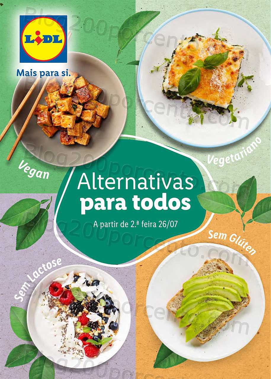 Antevisão Folheto Lidl Alimentação Alternativa