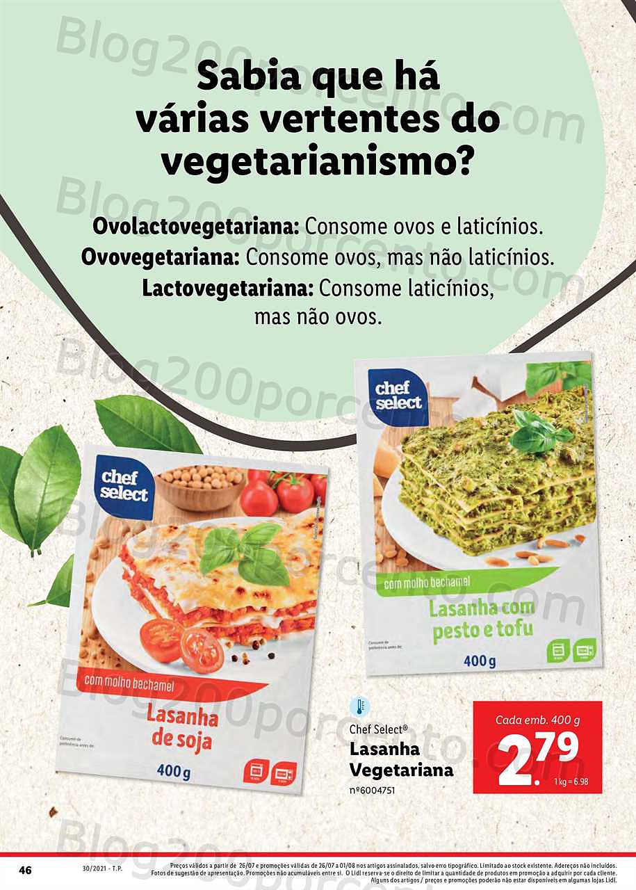Antevisão Folheto Lidl Alimentação Alternativa