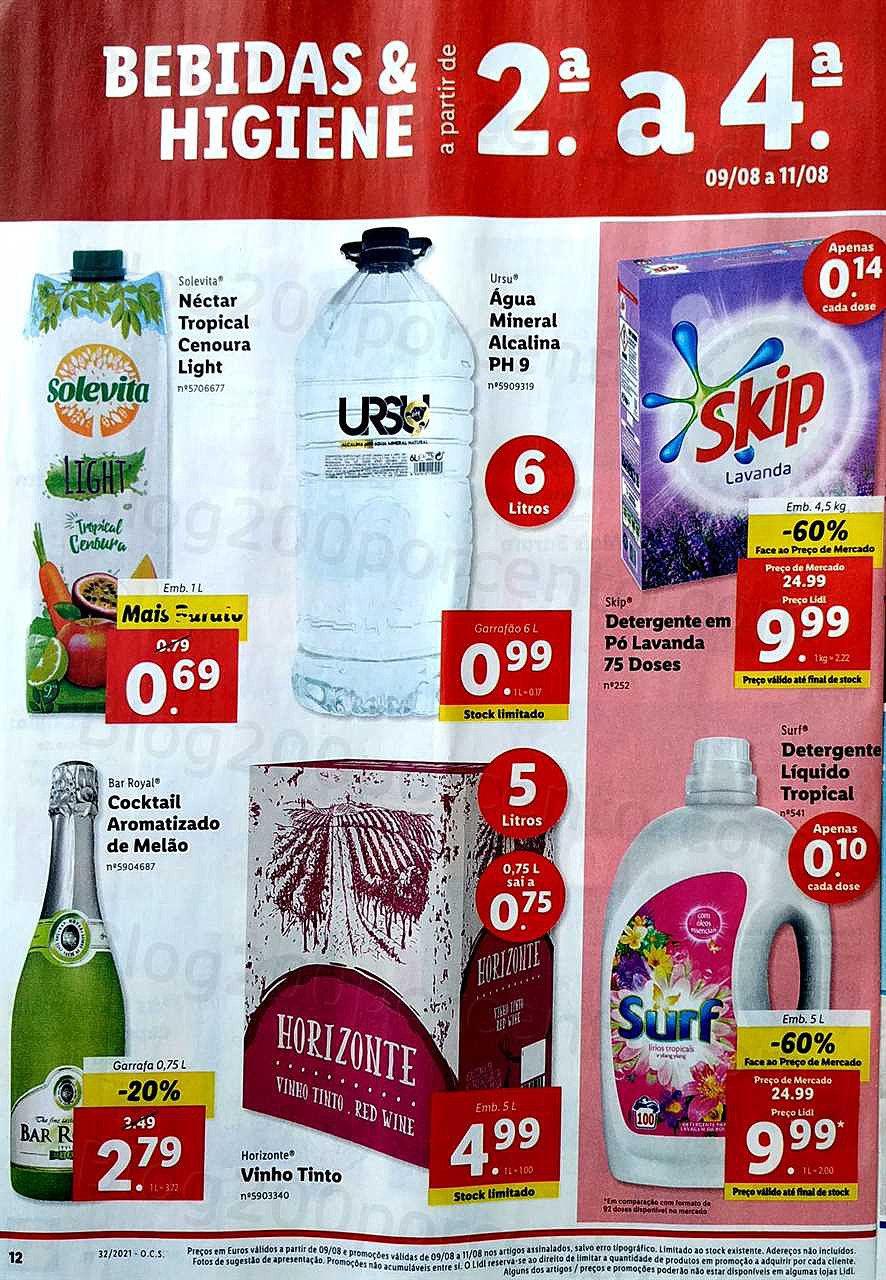 Lidl 9 a 15 agosto