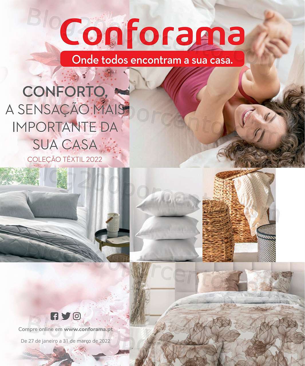 Conforama Folheto Têxtil até 31 março