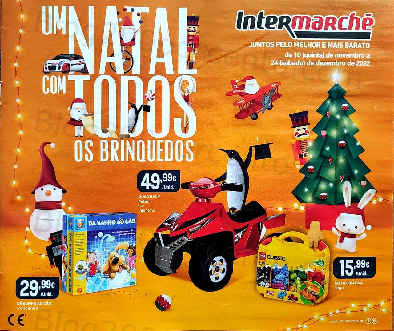 Antevisão Folheto INTERMARCHÉ Brinquedos de Natal Promoções de 10 novembro a 24 dezembro