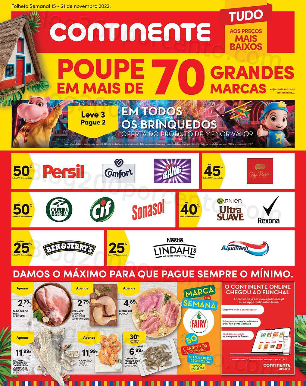 Antevisão Folheto CONTINENTE Madeira Promoções de 15 a 21 novembro