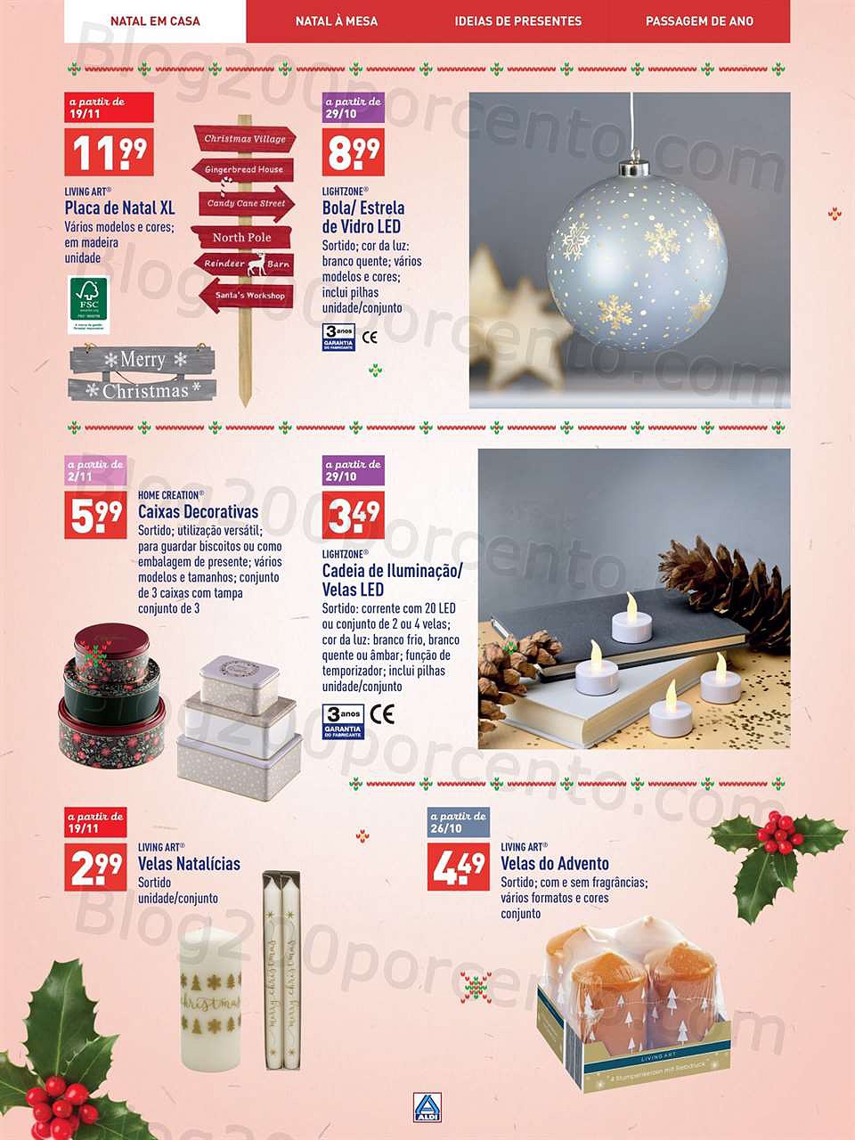 Antevisão Folheto ALDI Natal Promoções até 31 dezembro
