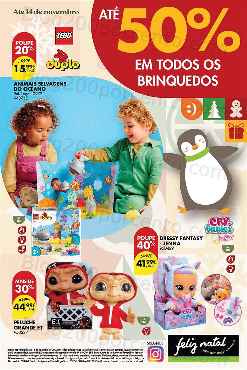 Antevisão Folheto PINGO DOCE Brinquedos Promoções de 5 a 14 novembro
