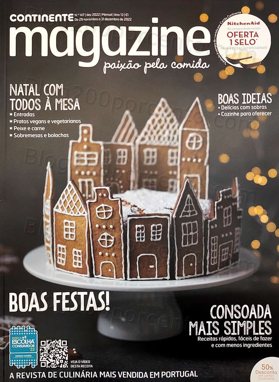 Antevisão Revista CONTINENTE Magazine Natal e Seus Vales de Desconto