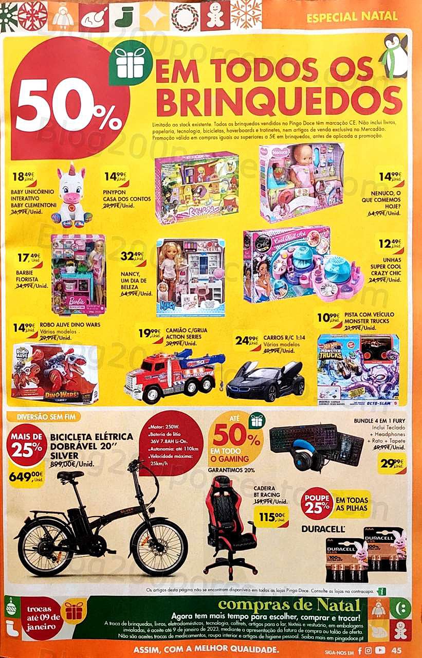 pingo doce, Brochure Pingo Doce Bazaar Promotions from December 20th to 26th