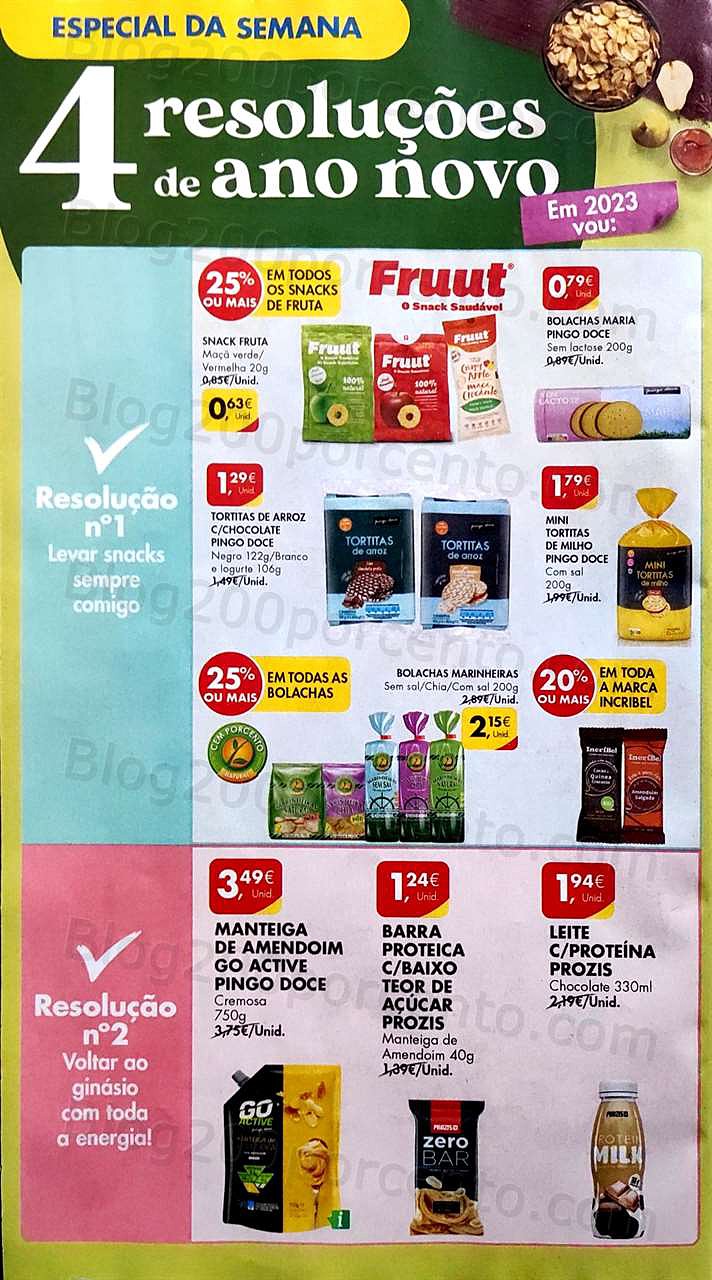 pingo doce, Folheto Pingo Doce Promoções de 3 a 9 janeiro