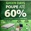 Antevisão Folheto JYSK Green Days até 60% desconto - Promoções de 7 a 13 abril