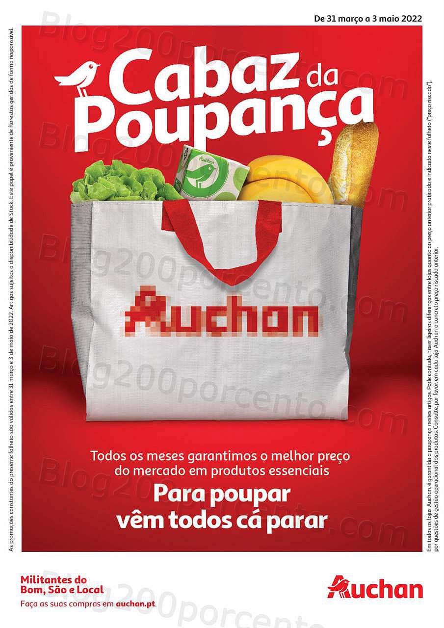 Auchan Cabaz Poupança abril