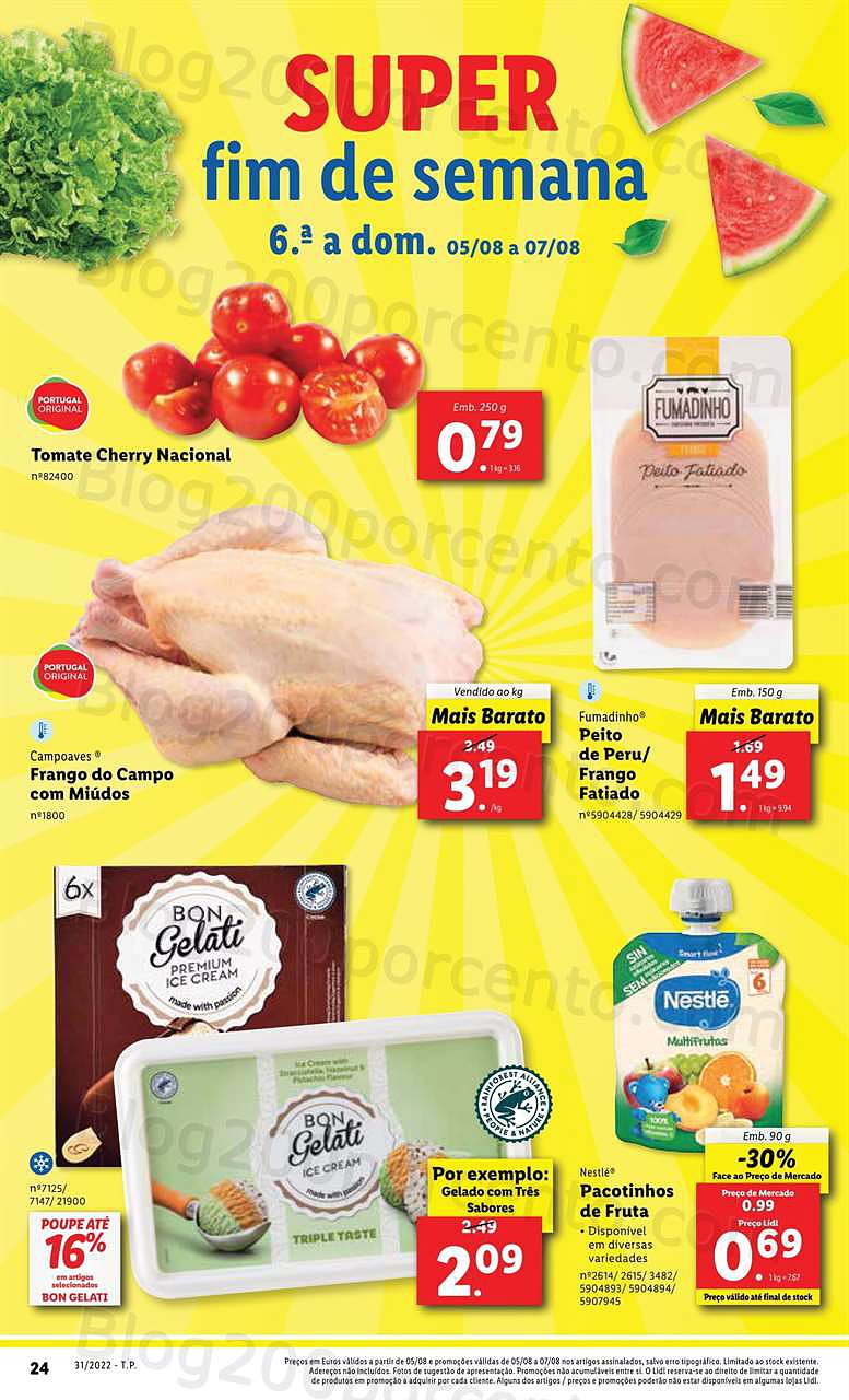 Antevisão Folheto LIDL Supermercado Promoções de 1 a 7 agosto - Versão Digital