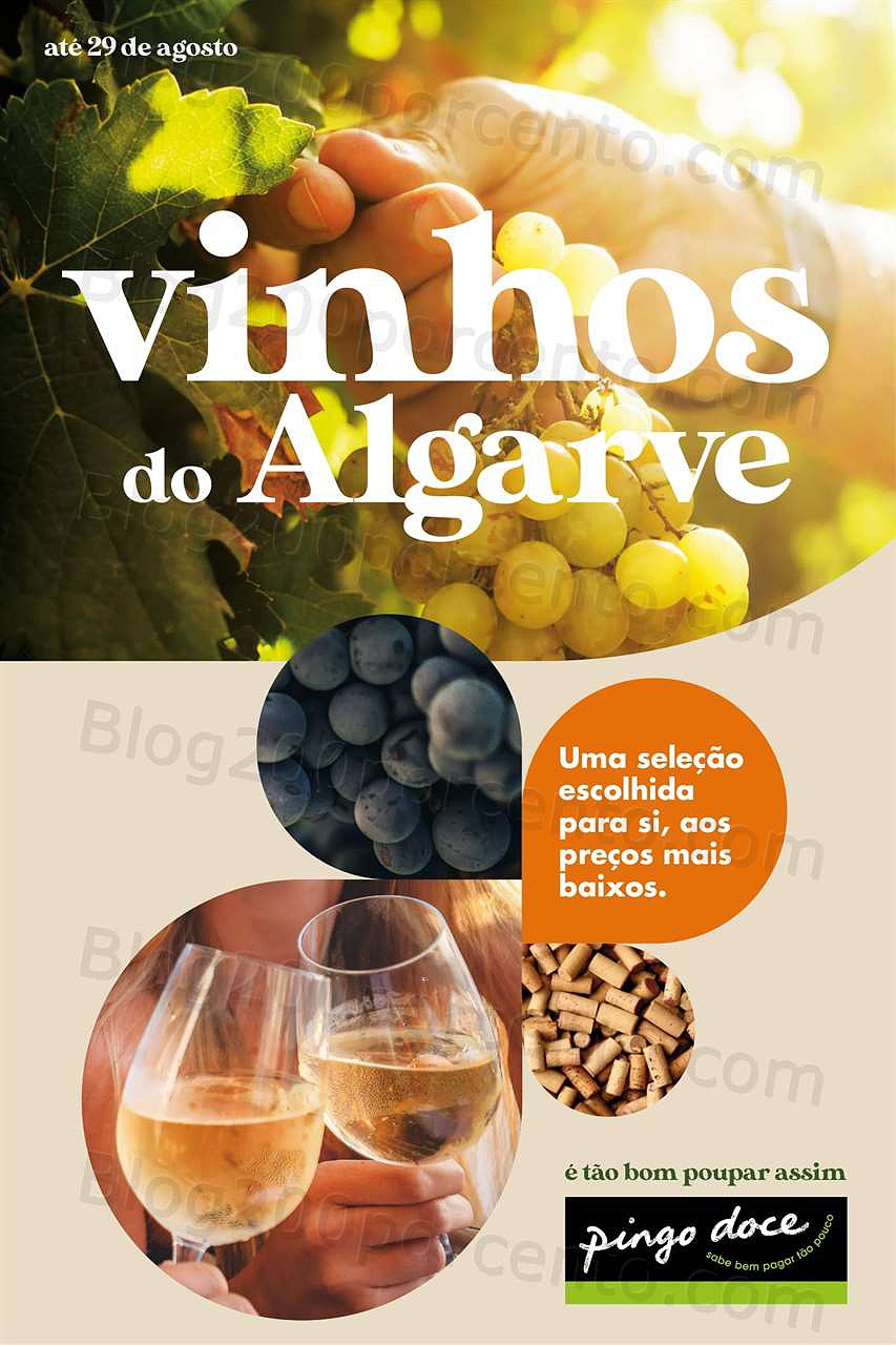 Antevisão Folheto PINGO DOCE Vinhos Algarve Promoções de 9 a 29 agosto