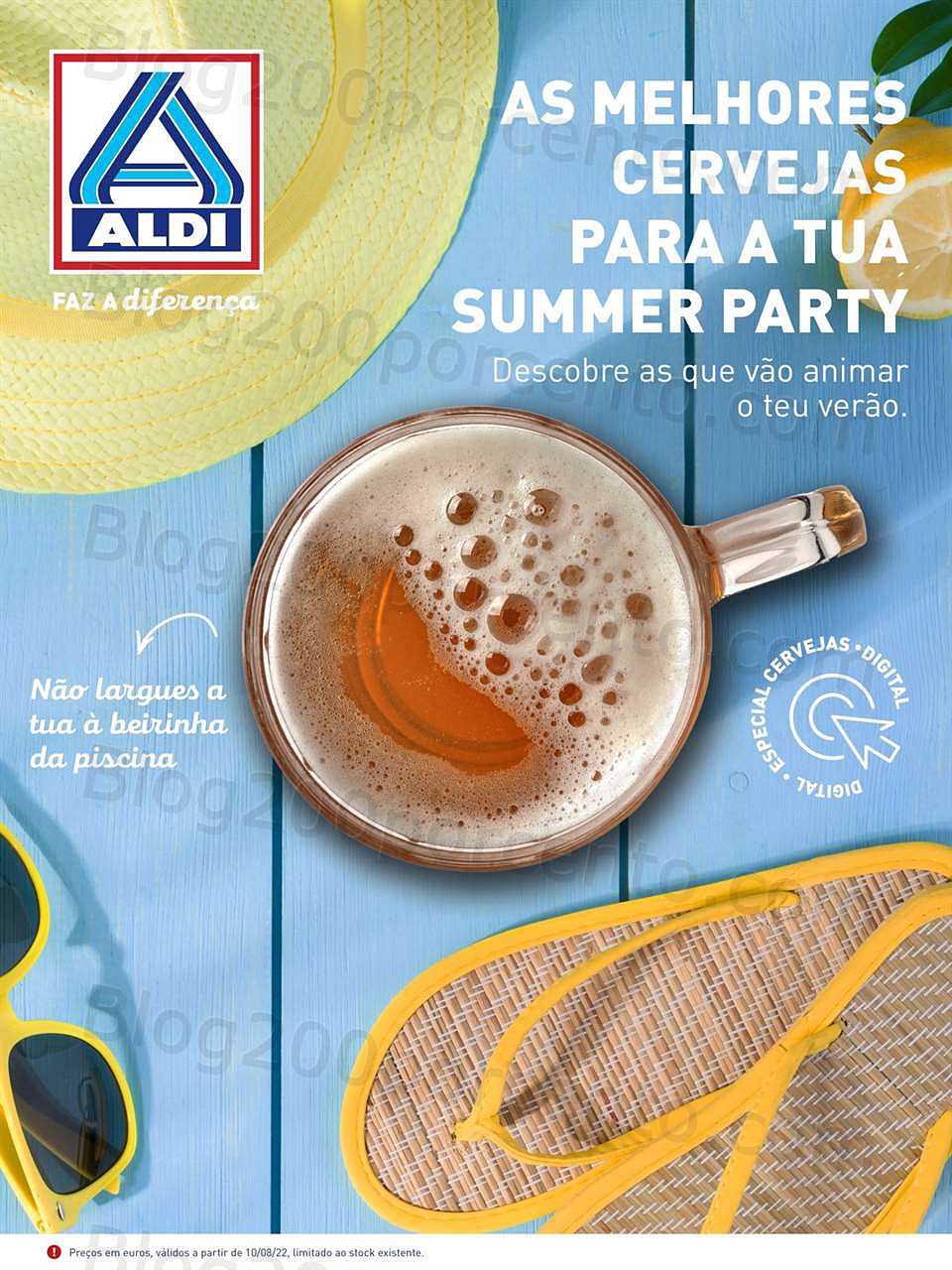 Antevisão Folheto ALDI Especial Cervejas Promoções a partir de 10 agosto