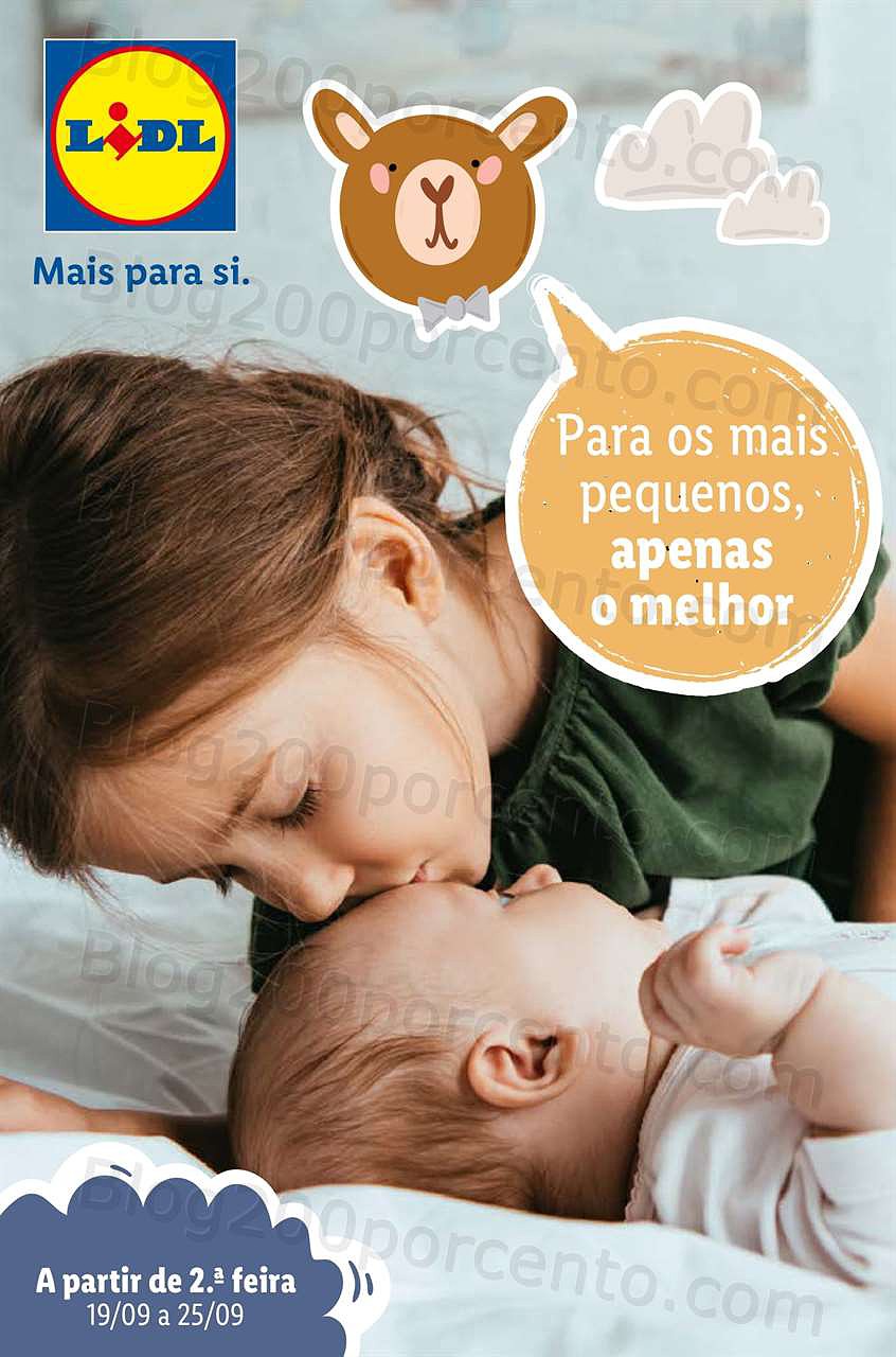 Antevisão Folheto LIDL Especial Bebé e Criança Promoções de 19 a 25 setembro