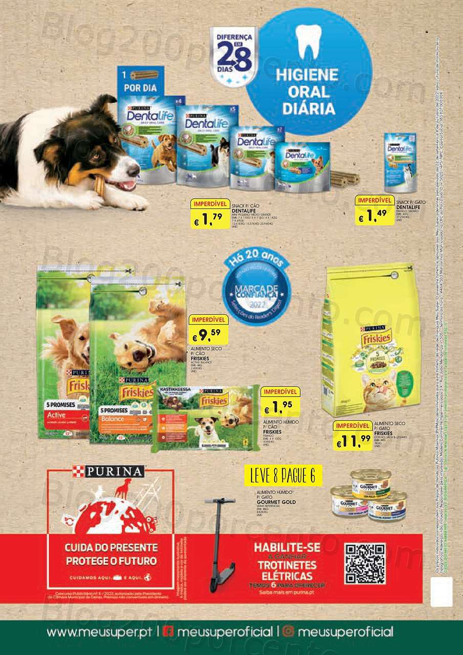 Antevisão Folheto MEU SUPER Especial Pets Promoções de 22 setembro a 4 outubro