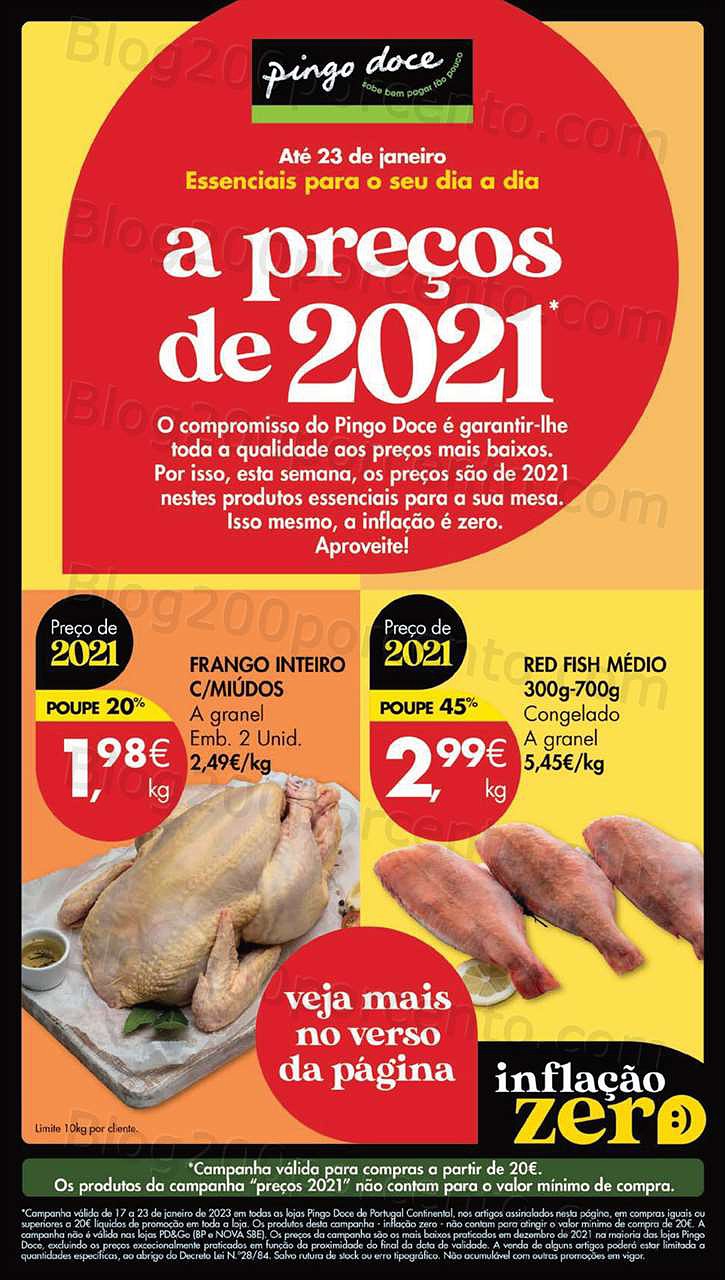 Antevisão Folheto PINGO DOCE Lojas Grandes Promoções de 17 a 23 janeiro