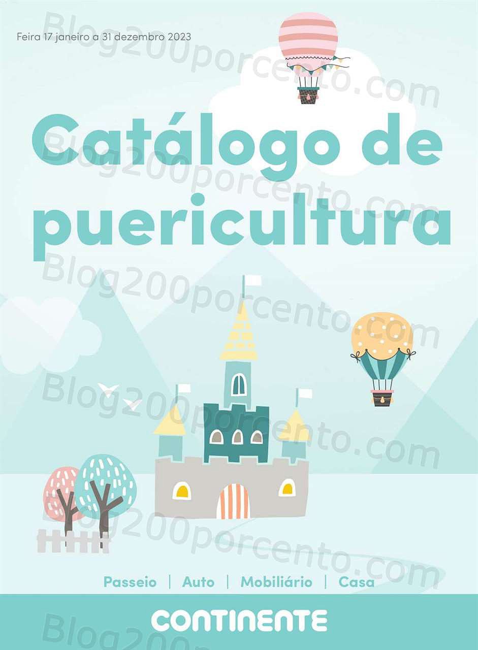 Antevisão Folheto CONTINENTE Catálogo Puericultura Edição 2023