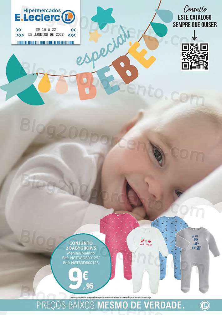 Antevisão Folheto E-LECLERC Especial Bebé Promoções de 10 a 22 janeiro