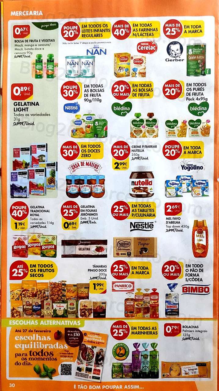 pingo doce, Folheto Pingo Doce Super Promoções de 21 a 27 fevereiro