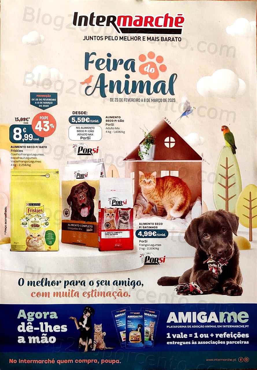 Antevisão Folheto INTERMARCHÉ Feira do Animal Promoções de 23 fevereiro a 8 março