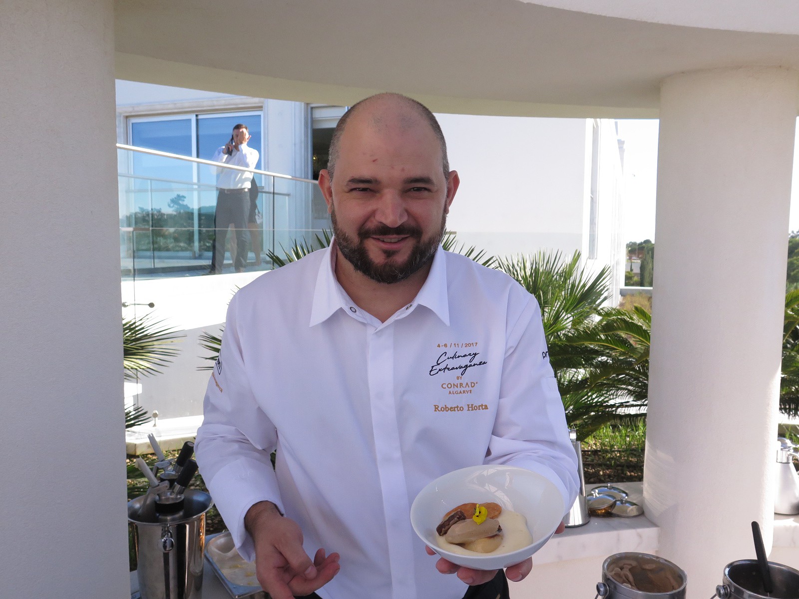 Roberto Horta, chef pasteleiro do Conrad Algarve