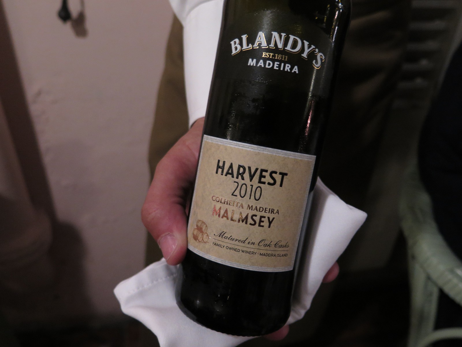Blandy’s Madeira Malmsey Harvest 2010 (engarrafado em 2017)